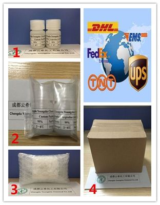 high quality white powder anti-wrinkle cosmetic peptide Myristoyl Tetrapeptide-6 with reshipping policy